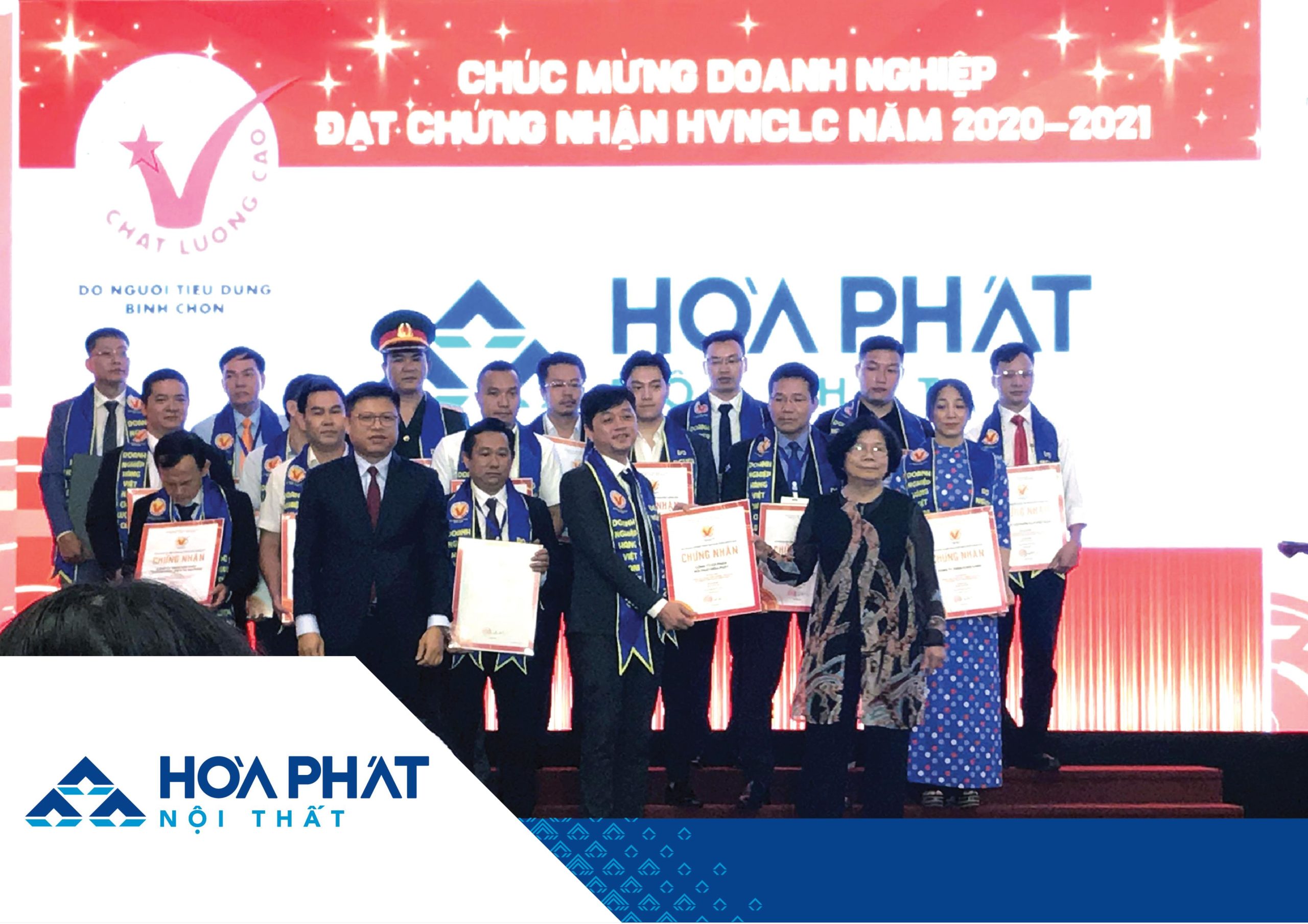 Nội thất Hòa Phát nhận danh hiệu Hàng Việt Nam Chất lượng cao 2020 – 2021